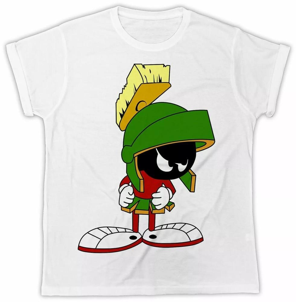 MARVIN THE MARTIAN T-SHIRT TV MOVIE POSTER UNISEX COOL RETRO Unisex T-Shirt XL