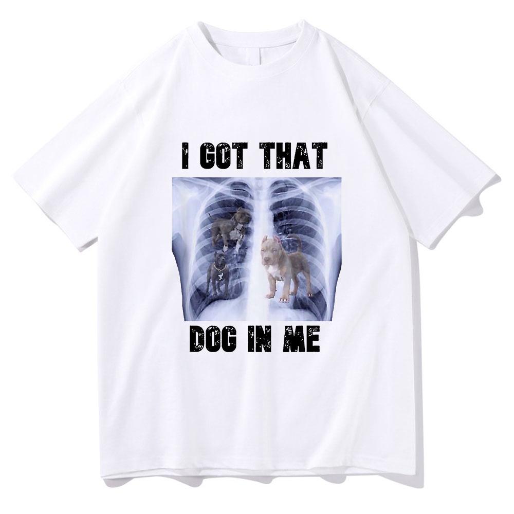 Ich habe diesen Hund in mir T-Shirt Mode Unisex Ästhetisch Lustig Französische Bulldogge T-Shirt Unisex Hohe Qualität Vintage Baumwolle T-Shirts