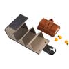 Mehrfachschlitz Sonnenbrillen Organizer Faltbare Brillen Schmuck Aufbewahrungsbox Tragbares PU Leder Brillenetui zur Aufbewahrung