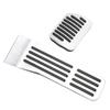 Brake Pedal Accelerator Pad Kit Aluminum Alloy Rubber Nonslip Replacement for Mazda 3 AXELA