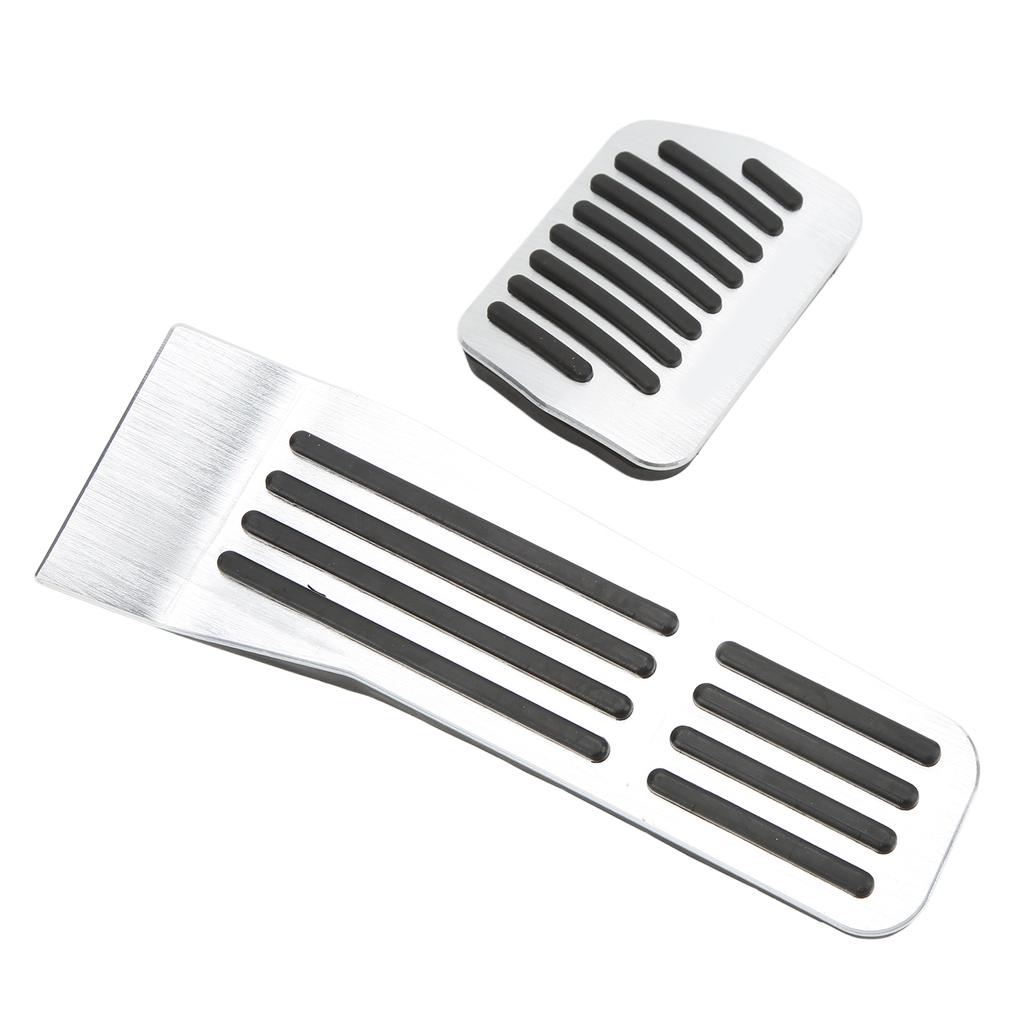 Brake Pedal Accelerator Pad Kit Aluminum Alloy Rubber Nonslip Replacement for Mazda 3 AXELA