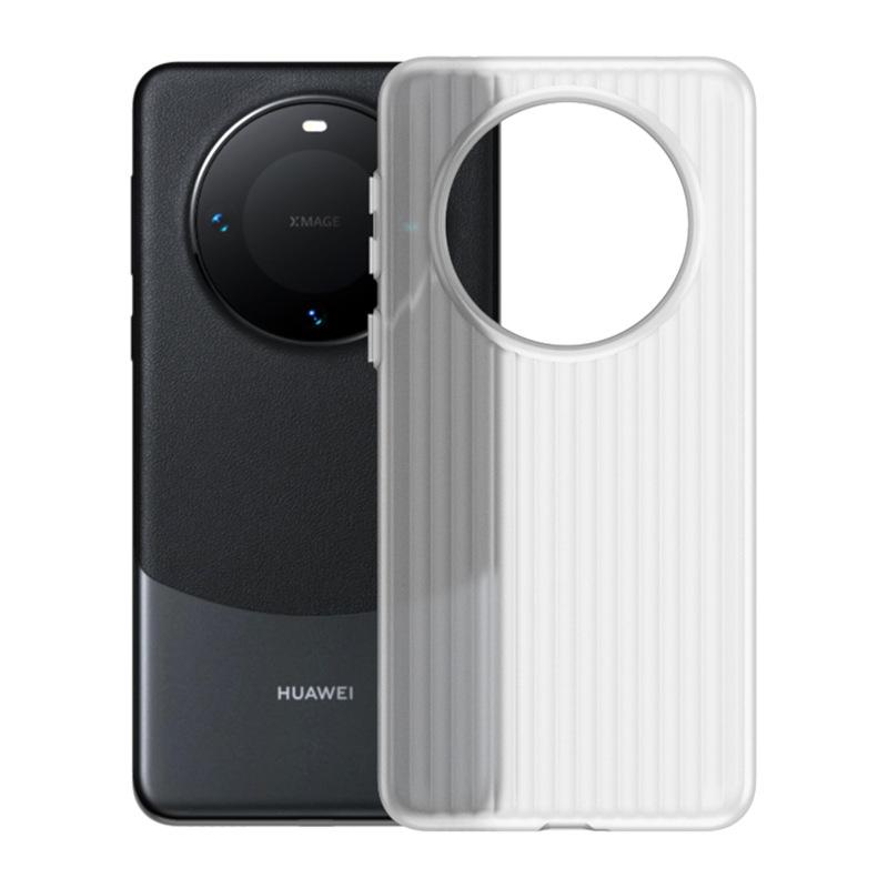 Compatible with Huawei mate80 Pro phone case, corrugated grating magnetic case, mate70 Ice Mist ultra-thin drop-proof protective case