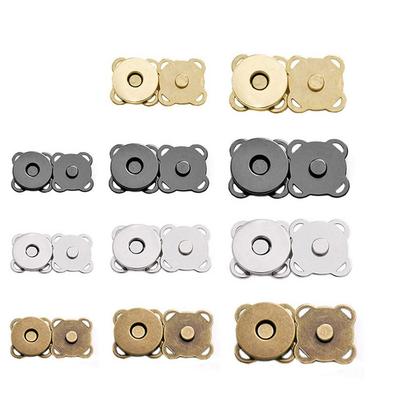 10 Zestawów Kwadratowe Magnetyczne Zatrzaski Guziki Torebka Portfel Torby Rękodzieło Części Akcesoria 11 Mm 15 Mm 19 Mm Wybierz Kolory