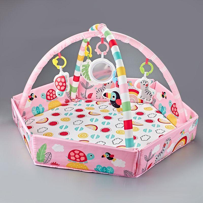 

Crawling Blanket Game Blanket Baby Mother and Baby Multi-Functional Early Childhood Education Game Gymnastic Rack Gift for First Month Celebration Six-sided style without music powder