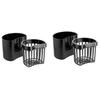 Pod Holder - Mirtux - 2 Boxes - Compatible Dolce Gusto - Genio 2, Melody 3, Drop - Black