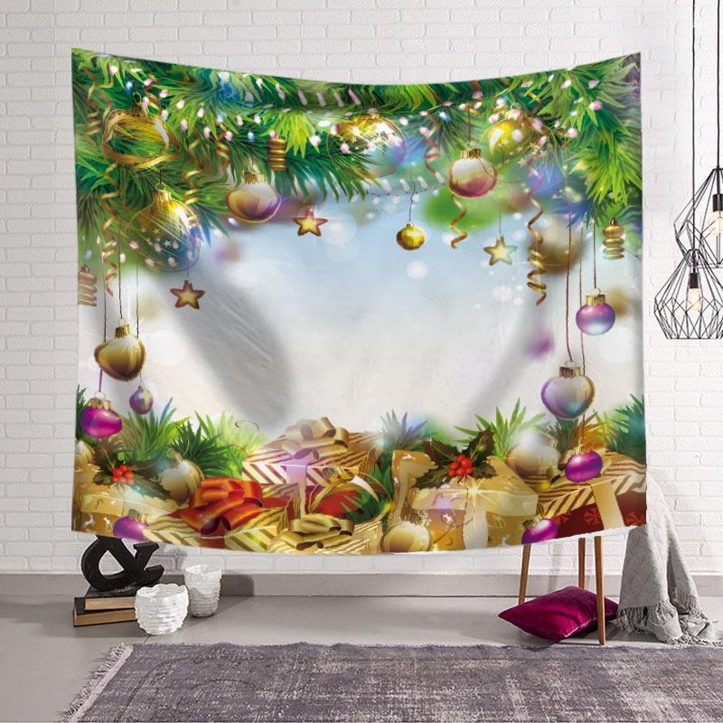

Домашний декор гобелен с рождественским принтом, гобелен, рождественский фон для комнаты, стены, ткань 100x75cm