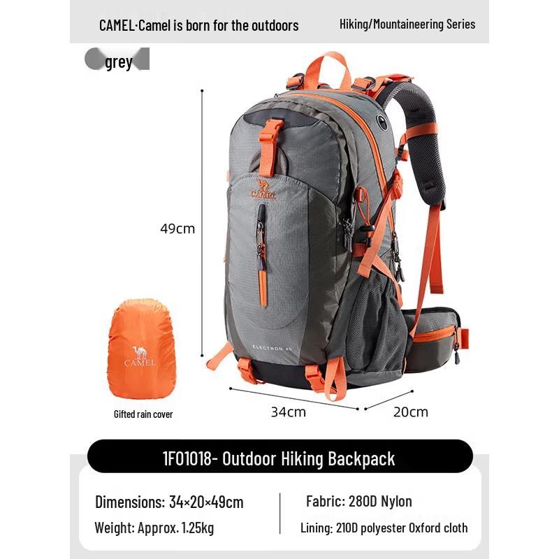 Camel 40L Hiking Backpack 1F01018A One Size