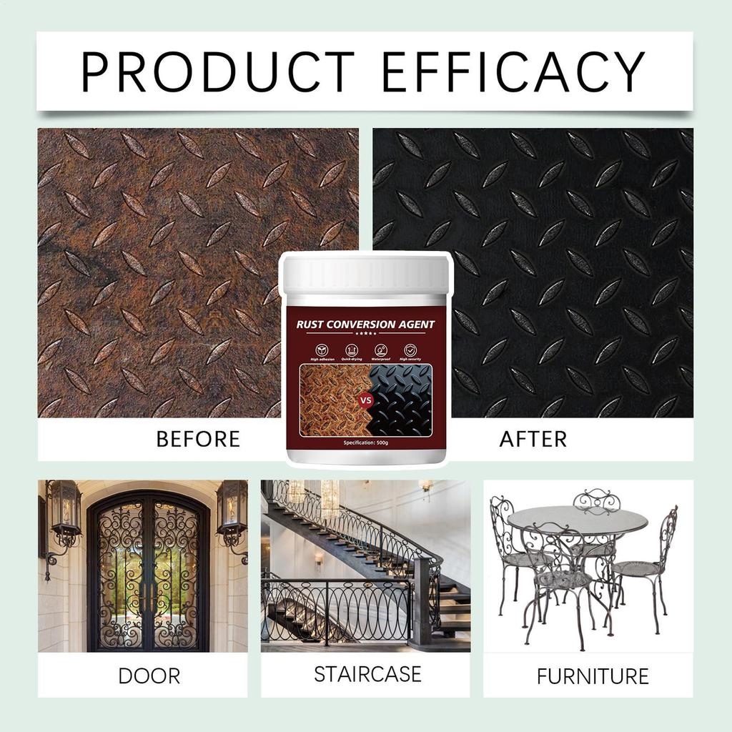 Rust Conversion Paint 500g Heat UV Resistant Primer Rust Inhibitor For Long-Lasting Protective Barrier Automotive Chassis