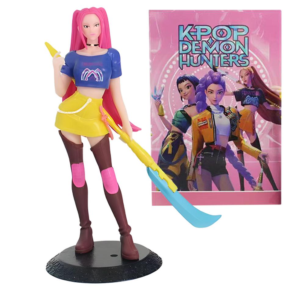 Lumimilazoi K-Pop Demon Hunter Girl Group-Themed Cute Doll with Movable Joints Christmas Gift for Fans Collectibles