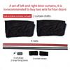 Car curtains, private sunshades, sun protection sunshades, retractable car privacy curtains, track type fabric windows