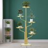Metal Plant Stand Golden 135 Cm [Kwietnik9]