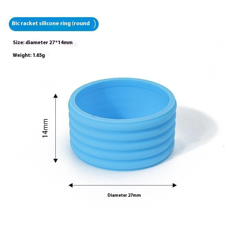 4-Qty Pack Tennis Racquet Silicone Handle Rings, Sweat-guard, Maximized Comfort, Tennis Gear Essential