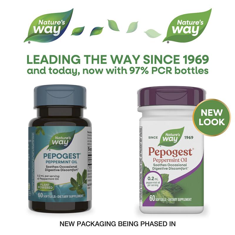 Pepogest®, Peppermint Oil, 0.2 ml, 60 Softgels