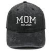 Hot Sale DAD MOM Embroidered Baseball Cap Washed Retro Male and Female Couples Casual Versatile Hat