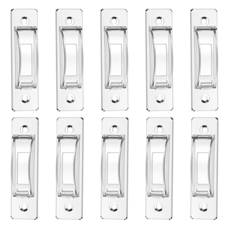 

10Pcs Clear Wall Switches Protectors Plastic Light Switches Guards Toggle Switches Safety Covers for Household Work Area 1