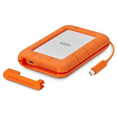 LaCie Rugged SECURE STFR2000403 Portable Hard Drive - External - 2 TB - USB 3.1 Type C - 2 Year Warranty