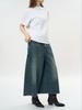 Louvre Spring Retro Tomboy Wide-Leg Jeans - Women's Trendy Loose Cropped Pants