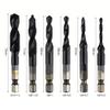 1pc High-Speed Steel Composite Tap For Wood Drilling 1/4inch Shank Composite Tap For M3-M10