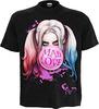 DC Comics - HARLEY QUINN - MAD LOVE (Unisex Black Short Sleeve T-Shirts) Large