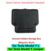 for Tesla Model Y L Juniper 2026 Center Console Storage Box Armrest Box Hidden Organizer Cup Mat MY YL 2025 Interior Accessories
