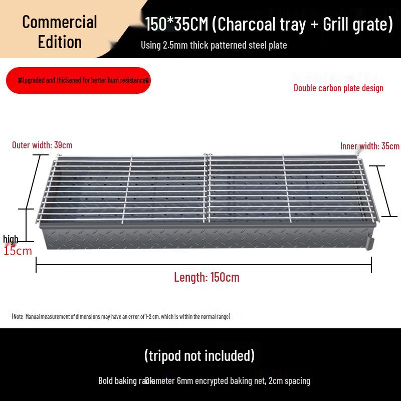 Outdoor Charcoal BBQ Grill