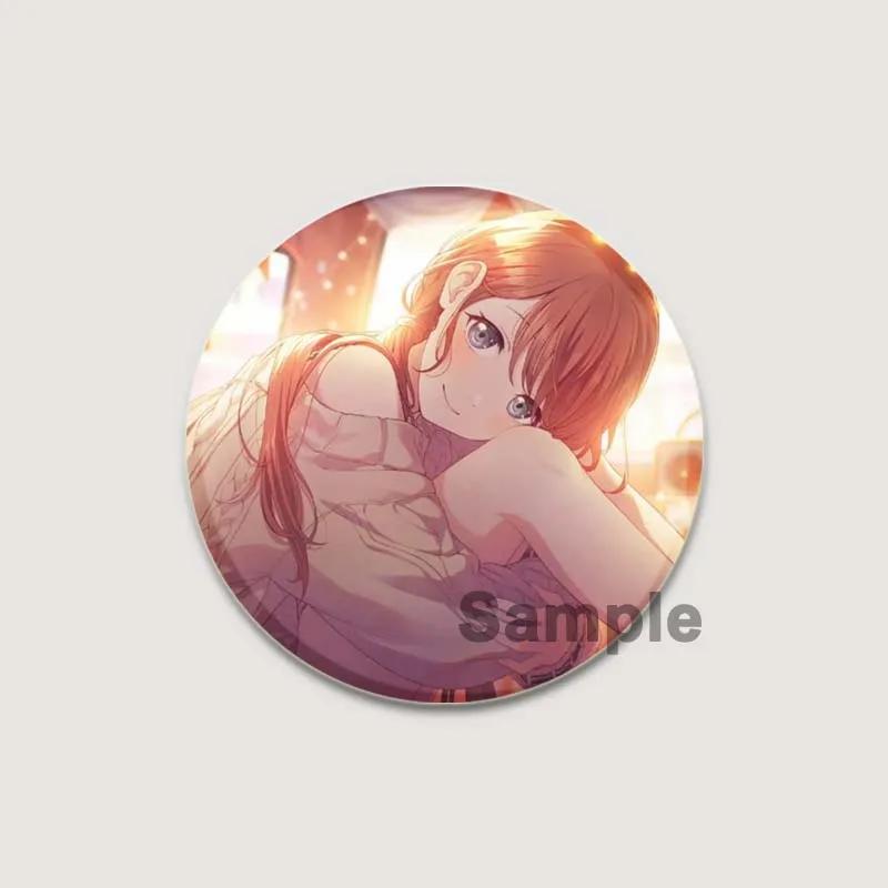 32/44/58mm Project SEKAI Blaszany Pin Okrągły Kreskówkowy Wpinany Broszki na Plecak Ubrania Akcesoria Odznaka Kolekcjonerska Anime Dekoracja Słodki