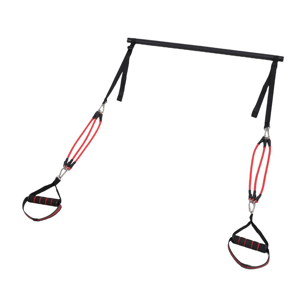 Pilates Bar Kit with Fitness Bands Latex Pilates Workout Equipment for Legs Hip Waist Arm Exercise Women and Men