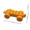 4 Auto/Set Blocchi da Costruzione Modello Auto Compatibili Veicoli del Traffico Mattoncini di Grandi Dimensioni Giocattoli Educativi Creativi per Bambini Regalo per Bambini