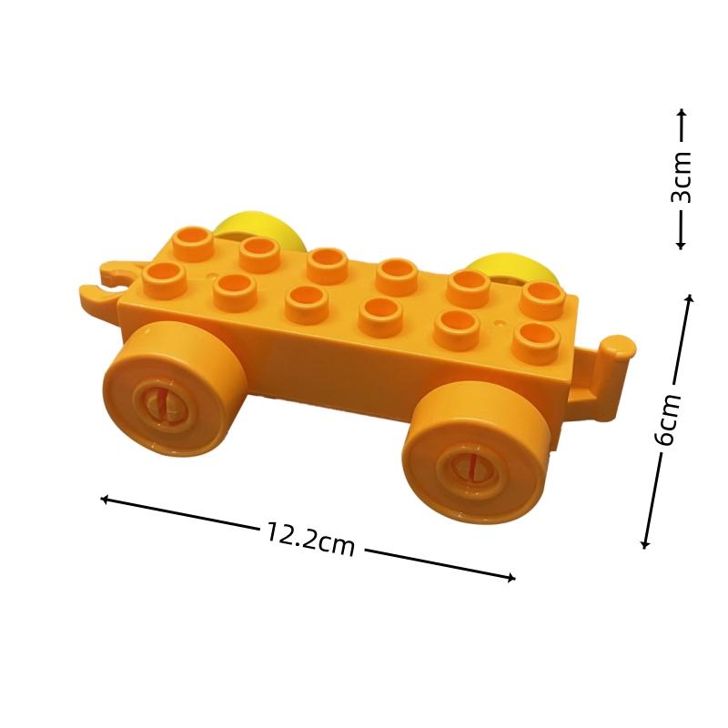 4 Auto/Set Blocchi da Costruzione Modello Auto Compatibili Veicoli del Traffico Mattoncini di Grandi Dimensioni Giocattoli Educativi Creativi per Bambini Regalo per Bambini