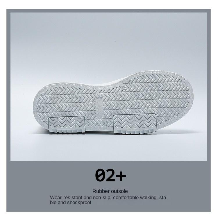 Men's Shoes Summer Breathable Small White Shoes Men's Trend All Matching Cloth Shoes Thick Sole Sports Casual Board Shoes Fashion Shoes