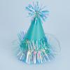 Colorful Tinsel Paper Party Hat for Cats & Dogs