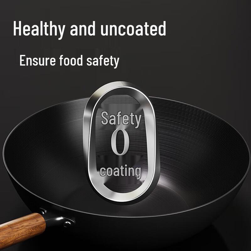 Chui Da Huang Sapeli Raffinierter Eisen Wok 28cm