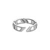Diesel Accessory Dl1349040 D-Logo Silver Ring