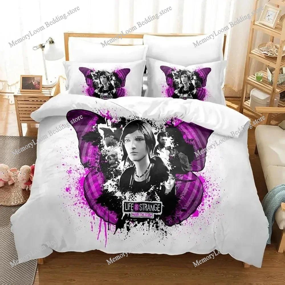 Game Theme Popular Life is Strange Before the Storm Bedding Set King/Queen Size Duvet Cover 3D Print Cozy Soft Home Textile