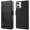 For Motorola Moto G54 5G Cell Phone Cases Card Slot Support Stand Leather Cover with Mirror
