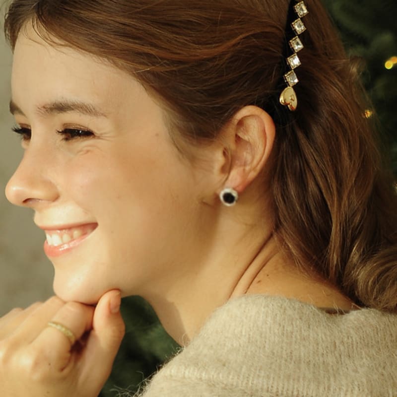 

ZOENA dana heart hair clip 1ea