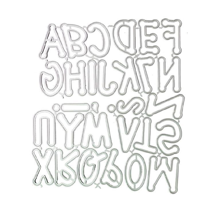 

Small Metal Cutting Die Letters Carbon Steel Embossing Knife Dies Templates 1