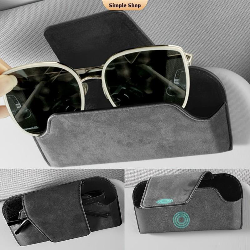 1PC car sun visor, glasses clip, car interior, driver's sunglasses clip, car sunglasses storage box glasses holder