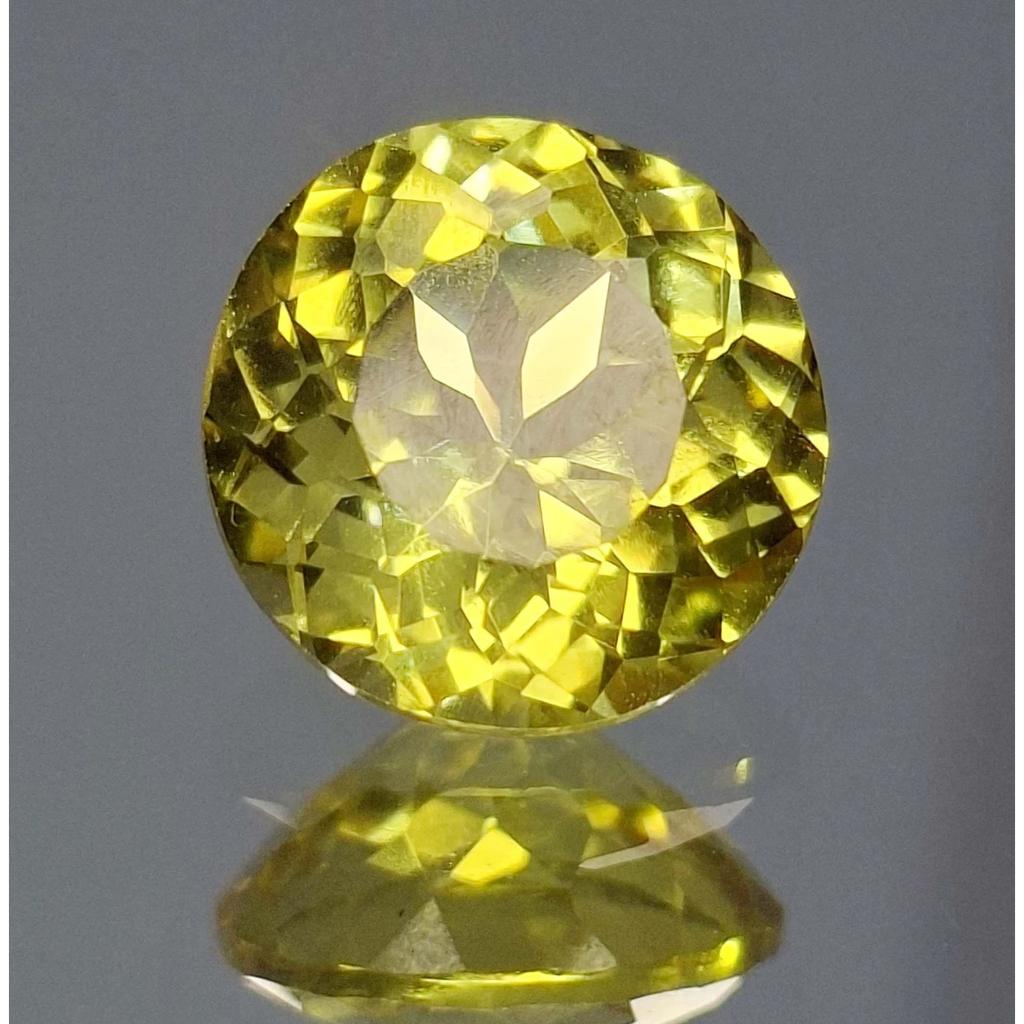 7-9 Ct Natural Yellow Sapphire Round Cut Beautiful Certified Loose Gemstone