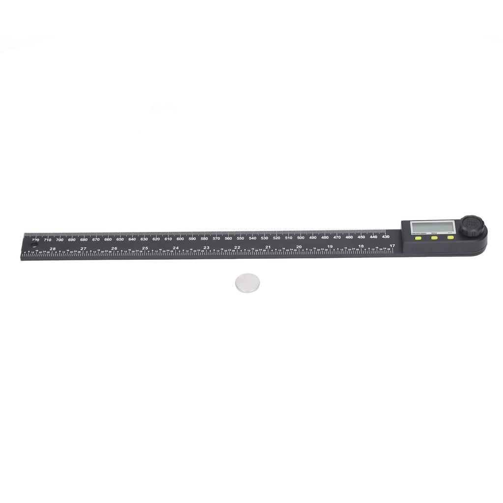 Electronic Angle Ruler LCD Digital Display Protractor Angle Finder with Battery 0?300mm 0?360