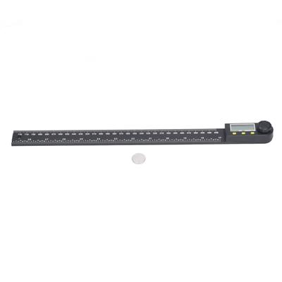 Elektronisches Winkelmaß LCD Digitalanzeige Winkelmesser Winkelfinder mit Batterie 0°300mm 0?360