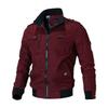Bomber Jacket Men Casual Windbreaker Jacket Coat Men Spring Autumn Outwear Stand Slim Military Jacket Mens