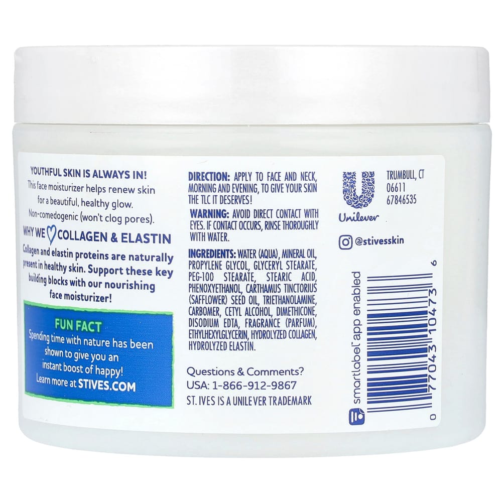 St. Ives Renewing Collagen & Elastin Moisturizer 283g (10oz)