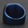 Lion Head Stainless Steel Ring: European & American Fashion, 18MM, Customizable Laser Engraving