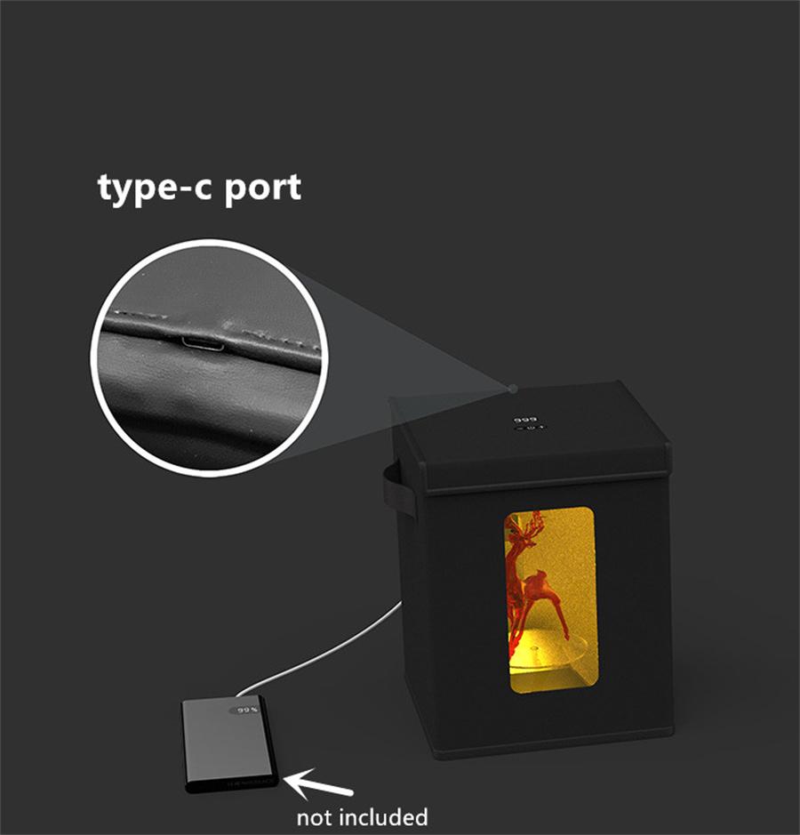 3D Tisk Objekty UV Pryskyřice Skládací Vytvrzovací Box pro SLA/DLP/LCD 3D Pryskyřičné Tiskárny Modely