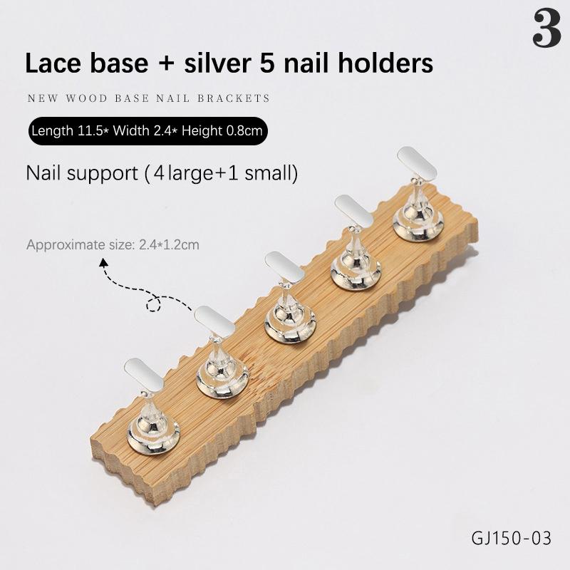 Log Magnetic Practice Holder Nails Tools Strong Magnet Stand Fake Nail Display Nail Support Accessories,