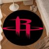 Rockets Team Art Round mat, Anti-slip Circle Carpet Chair rug For livingroom,Bedroom, doormat home decor Gift Christmas Gifts