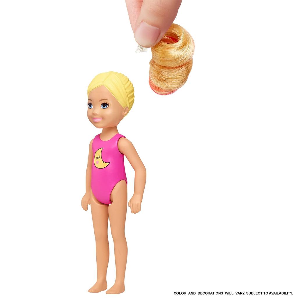 Barbie Color Reveal Vodou aktivovaná kouzelná párty panenka a sada doplňků Hračka s překvapením [Pro děti od 6 let] GRK14