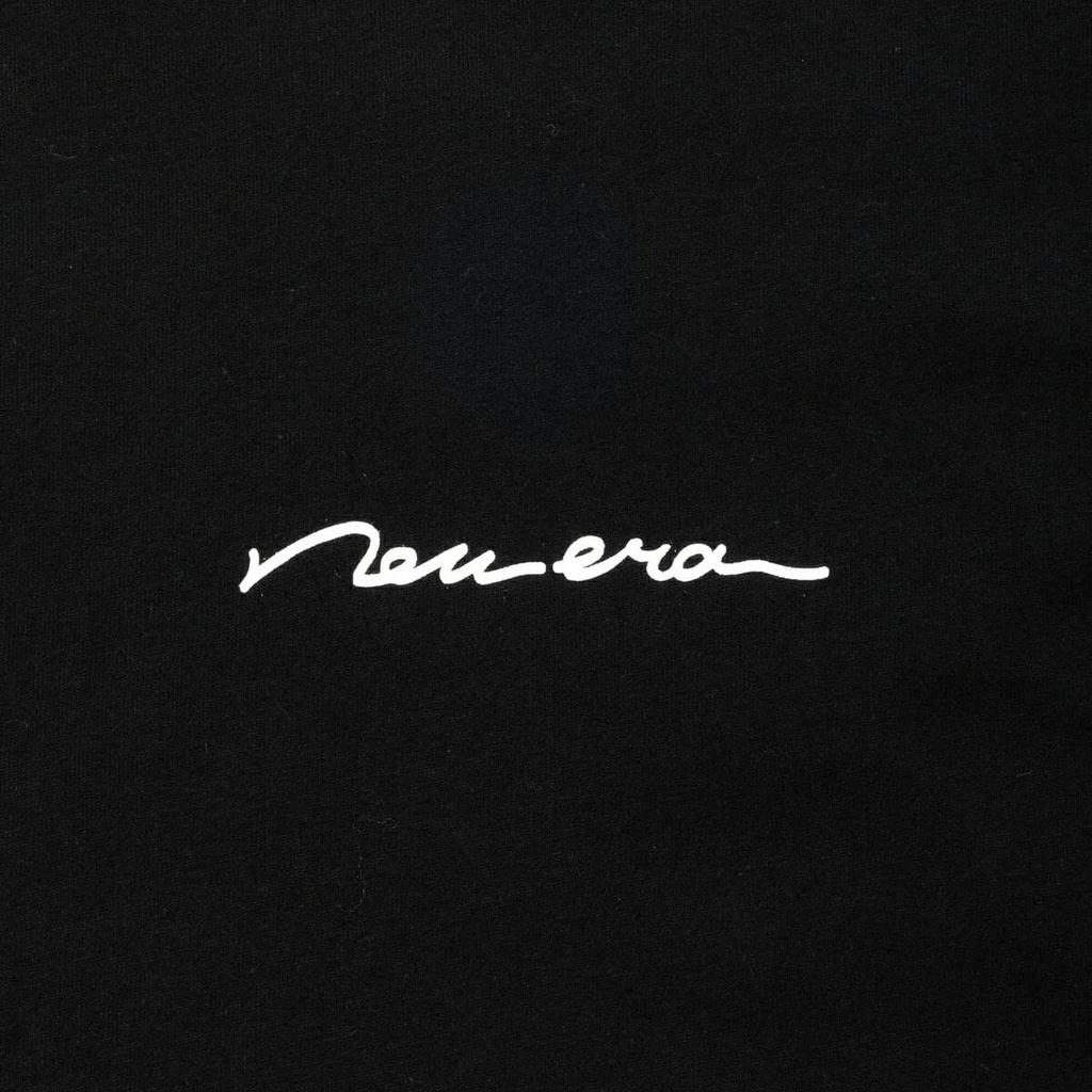 New Era Short Sleeve Oversized Cotton Tee 14566733 NER34A8679 Black M Handwritten Logo ONSPOTZ Exclusive Apparel Oversized New Era Popular Size Trends