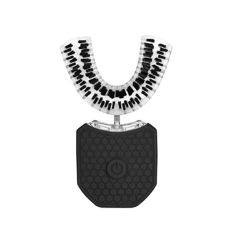 U Shape Tooth Brush Wireless Electric Adult Sonic Toothbrush Portable 360° Oral Cleaner Tongue Scraper